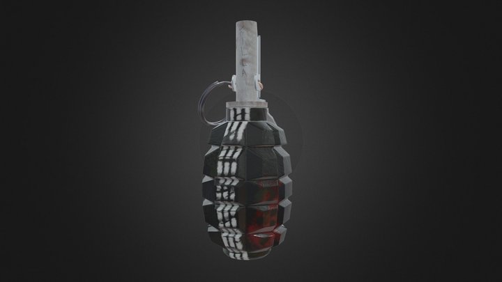 Killas F1 Fragmintation Grenade 3D Model