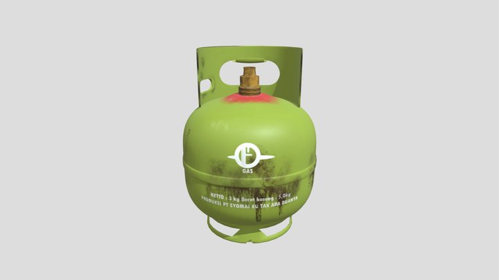 Gas Tank 3D Model