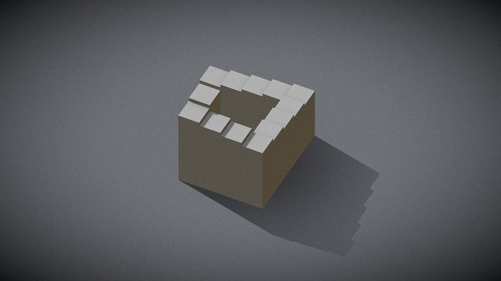 “Impossible staircase” 3D Model
