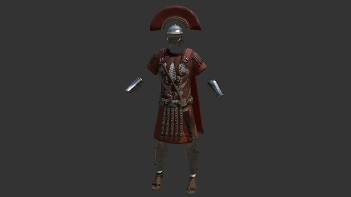 Roman Centurion Armor 3D Model