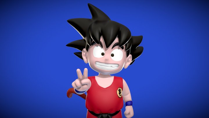 Goku - 3D PRINT 3D Model