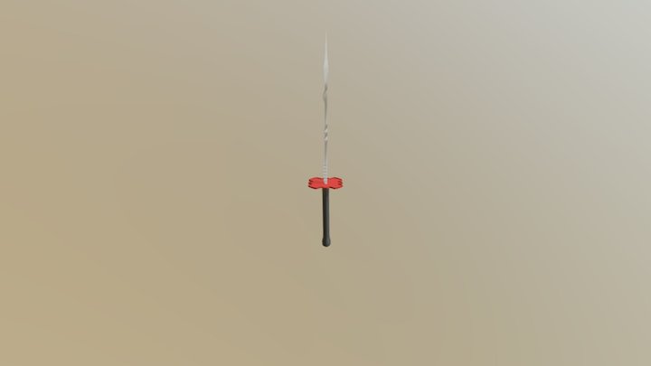 Sweep Dagger 3D Model