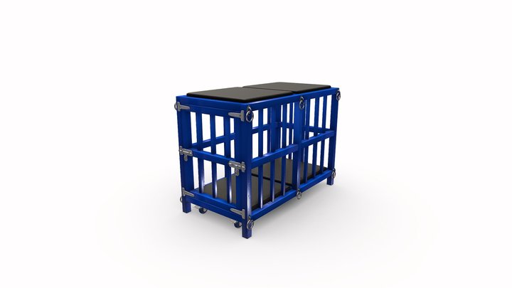 Custom BDSM Furniture Cage 3D Model
