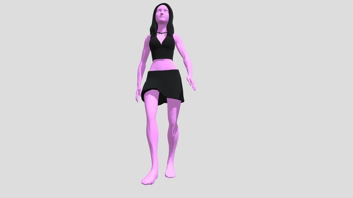 Naomi Adrianna Combas (Wrestle Camp 2) 3D Model