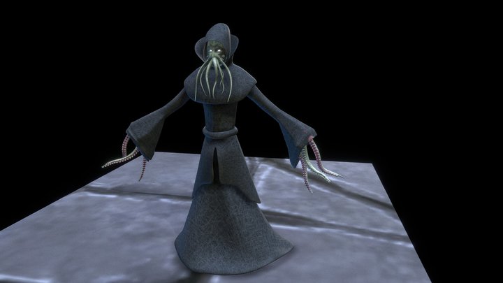 Priest Of Cthulhu 3D Model
