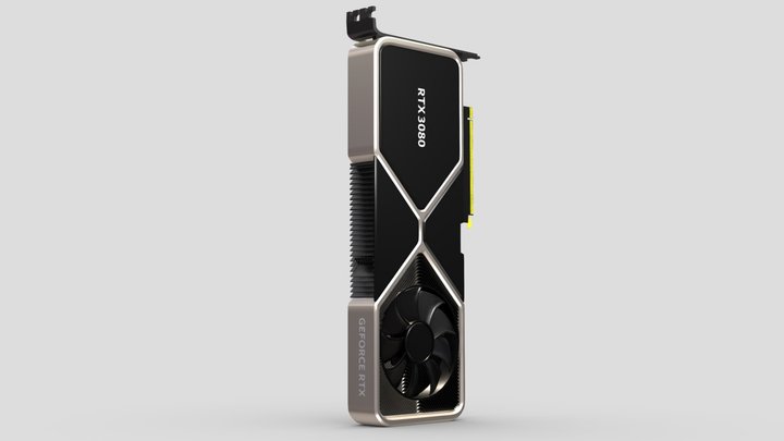 Nvidia GeForce RTX 3080 Founders Edition 3D Model