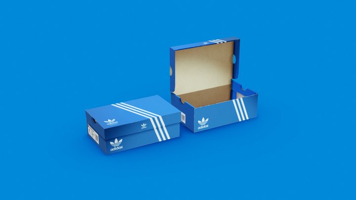 Adidas Shoe Box 3D Model