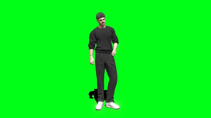 Boy 007 3D Model