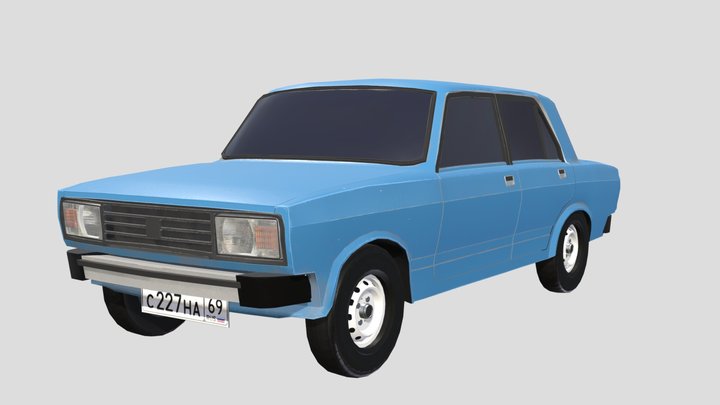 Lada 2105 3D Model