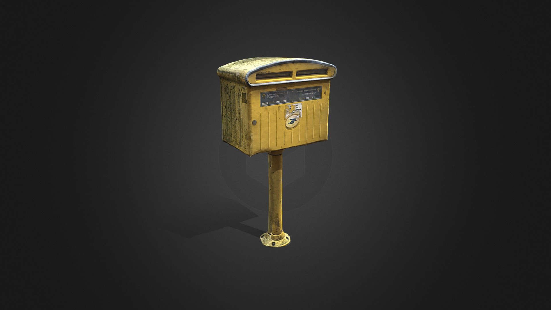 Box letter (France) - Download Free 3D model by chabychab [d0ca644 ...