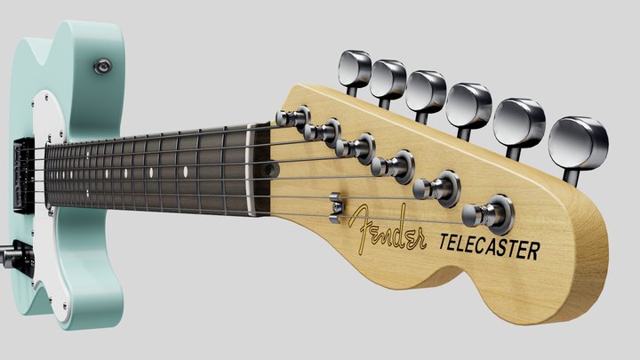 Fender Telecaster Vintage 3 3D Model