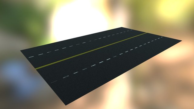 [Texture Test]Highway 20m 3D Model