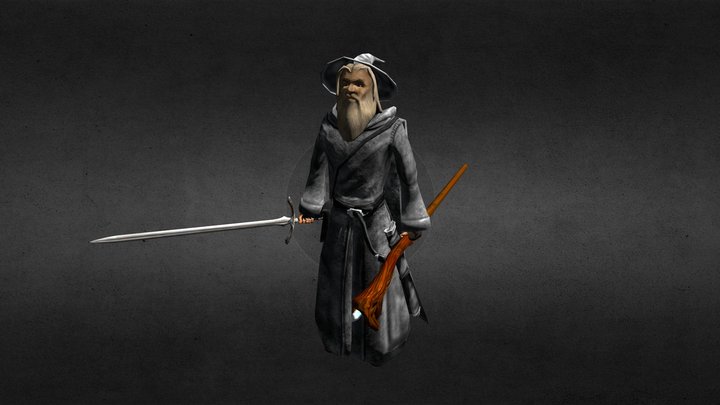 Wizard  3D Model