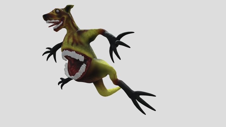 Kangaroo Zoochosis 3D Model