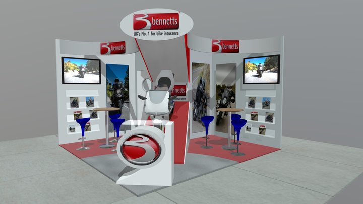 Bennetts at the Bike Show 3D Model