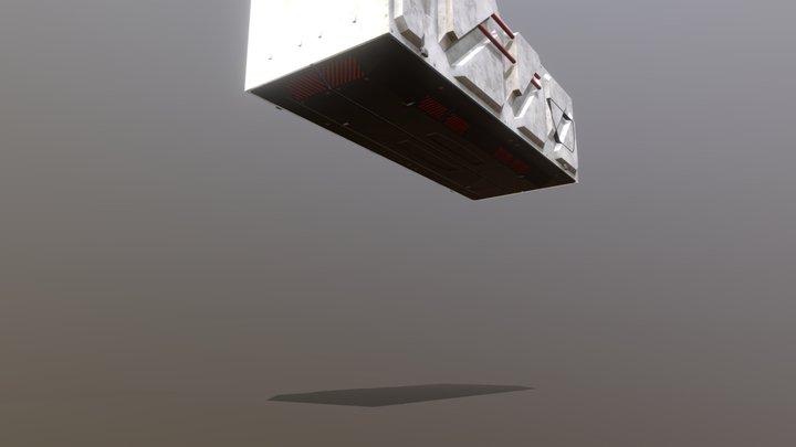 Sci-Fi Landing Gear 3D Model
