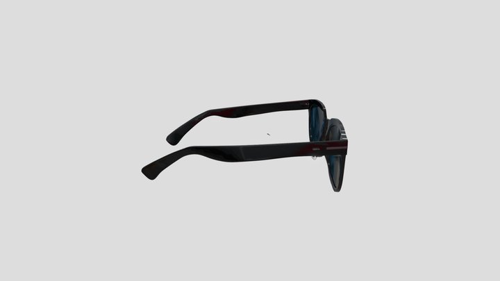 Cole Black Sunglasses 3D Model
