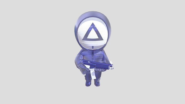 squid_game__pinksoldier_triangle 3D Model