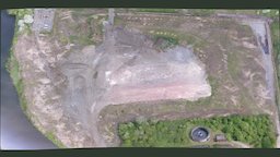 Hickson & Welch (NewFields) Clay lined landfill. 3D Model