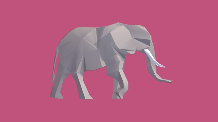 Elephant Object 3D Model