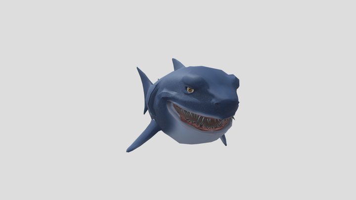 Shark game : shark simulator 3D model free – Gratis 3D-model STL