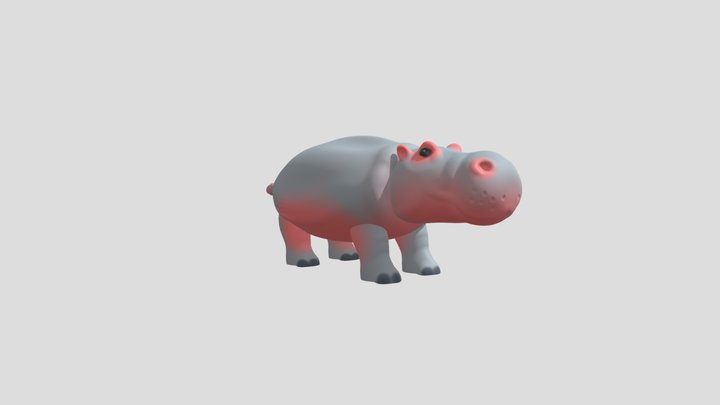 Hippopotamus 3D models - Sketchfab