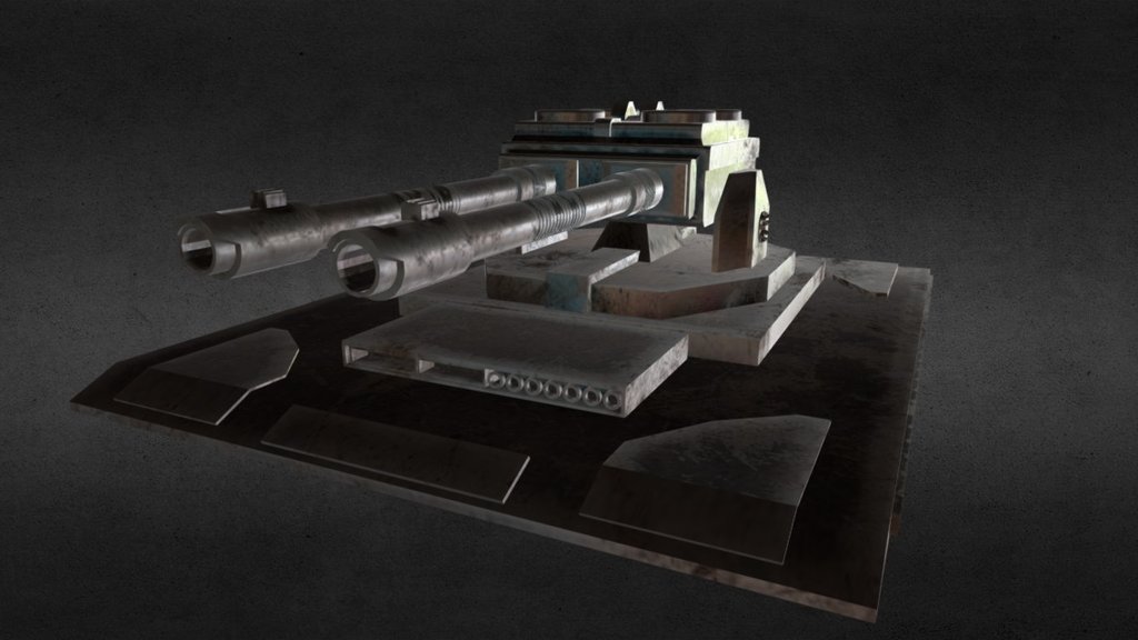 Turret - 3D model by germydan [d0d27a0] - Sketchfab