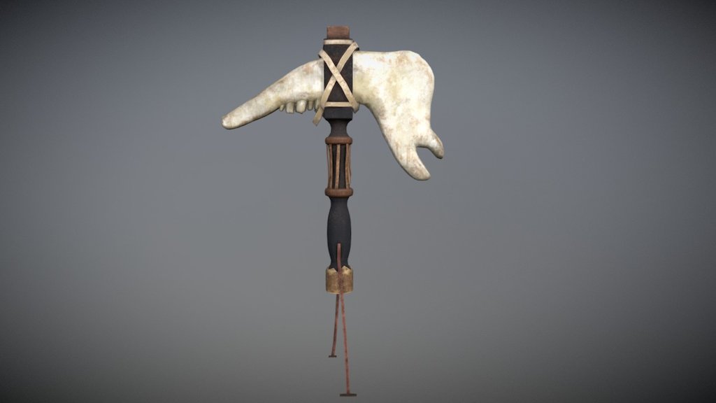 Donkey Bone Axe - 3D model by jdsamoy [d0d2c78] - Sketchfab