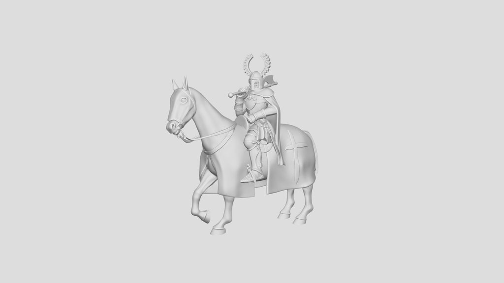 Teutonic Knight оn horseback