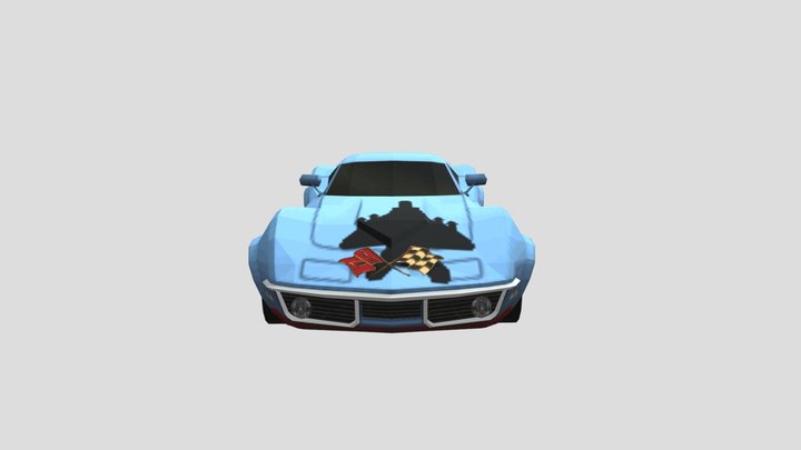 1968 Chevrolet Corvette – Modello 3D gratuito STL