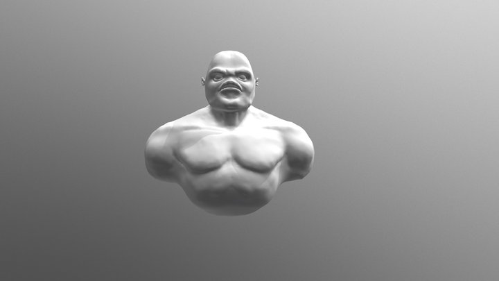 Brute Alien 3D Model