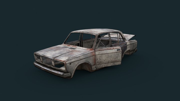 Old rusty сar 3D Model