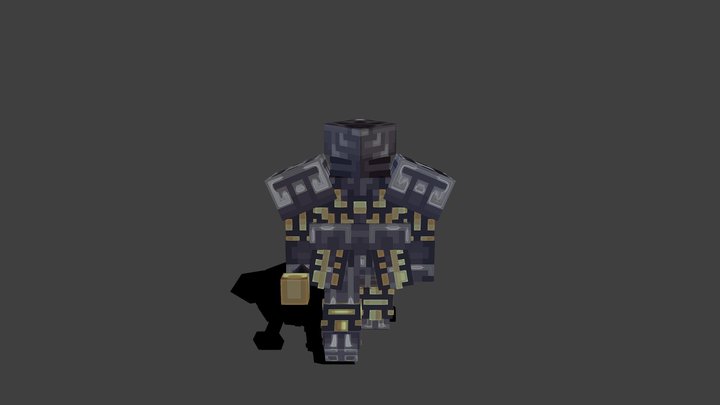 黑金騎士 3D Model