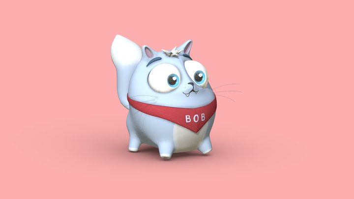 Bob the cat 3D Model