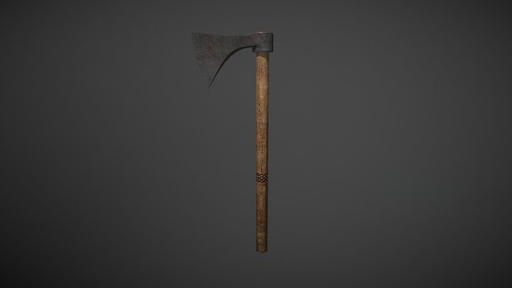 Iron Axe 3D Model