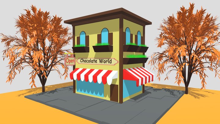 Chocolate Bakery (Mockup) – Modello 3D gratuito STL