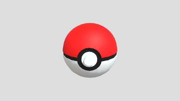 Pokéball 3D Model