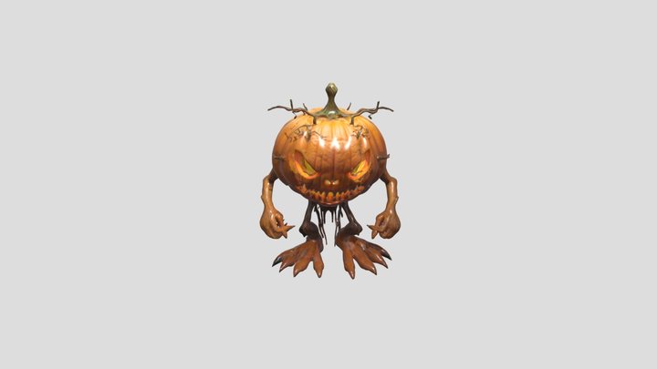 Pumpkin Monster 3D Model