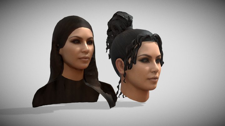 Kim Kardashian 3D Model