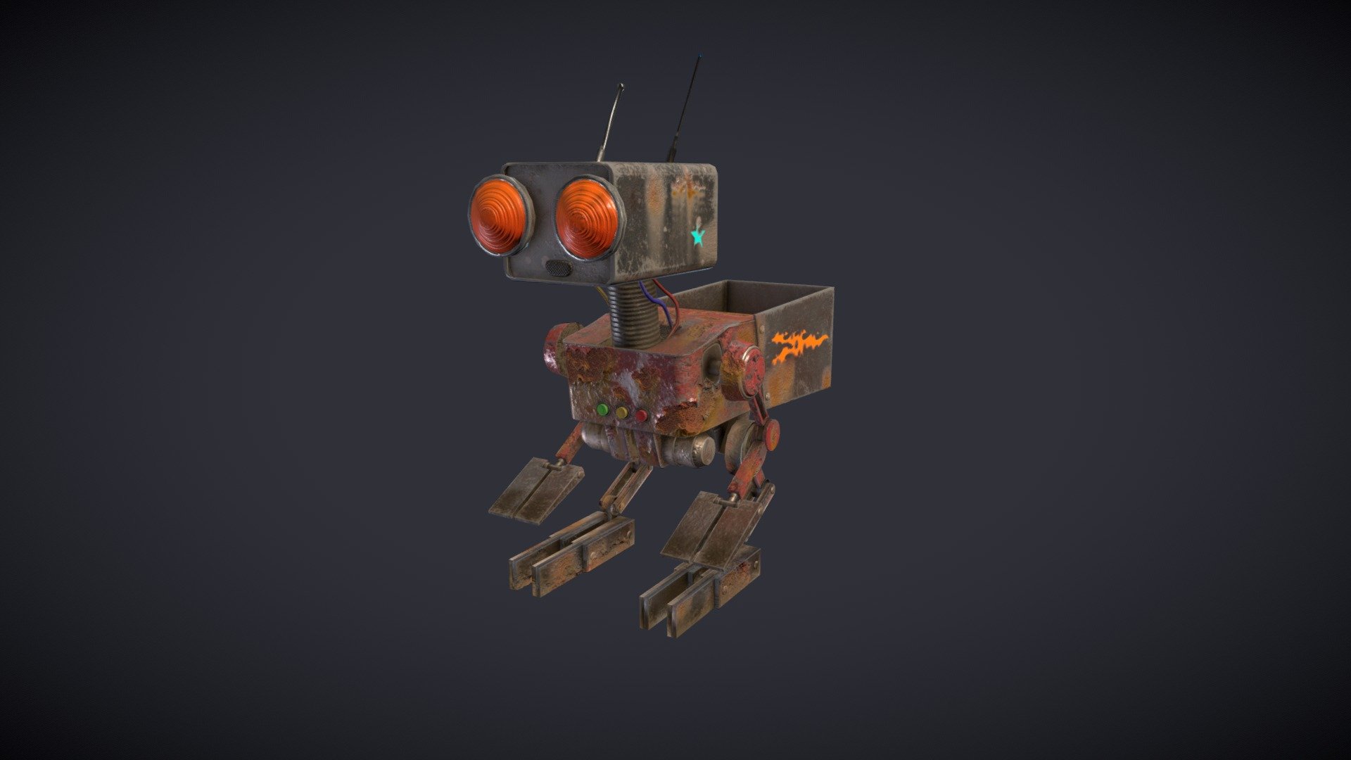 GAP Robot - 3D model by Caia_Schultz [d0d942d] - Sketchfab