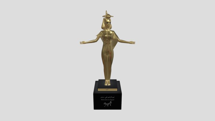 Egypt Statue 3D Model