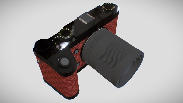 Digital Camera 3D Model