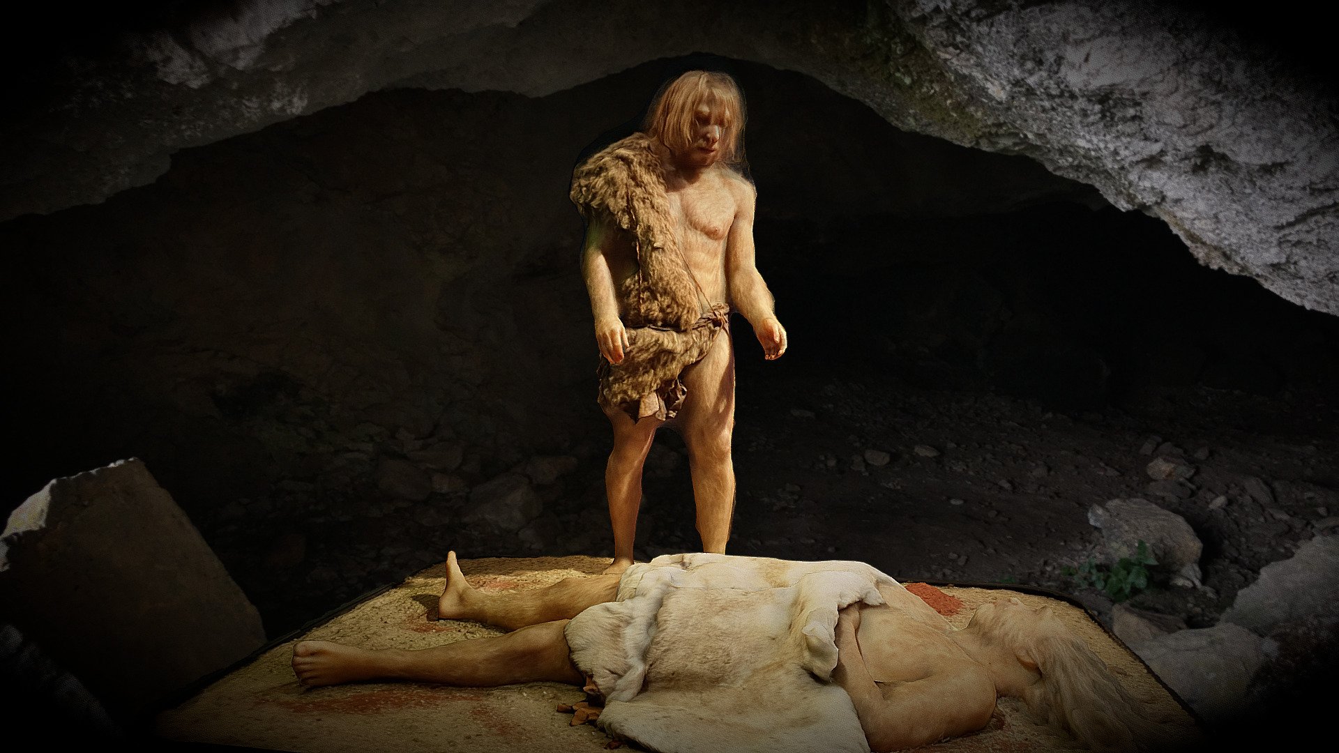 Rito funerario Neandertal - Cosmocaixa