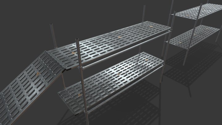 Metal scaffolding - 9MB – Modello 3D gratuito STL