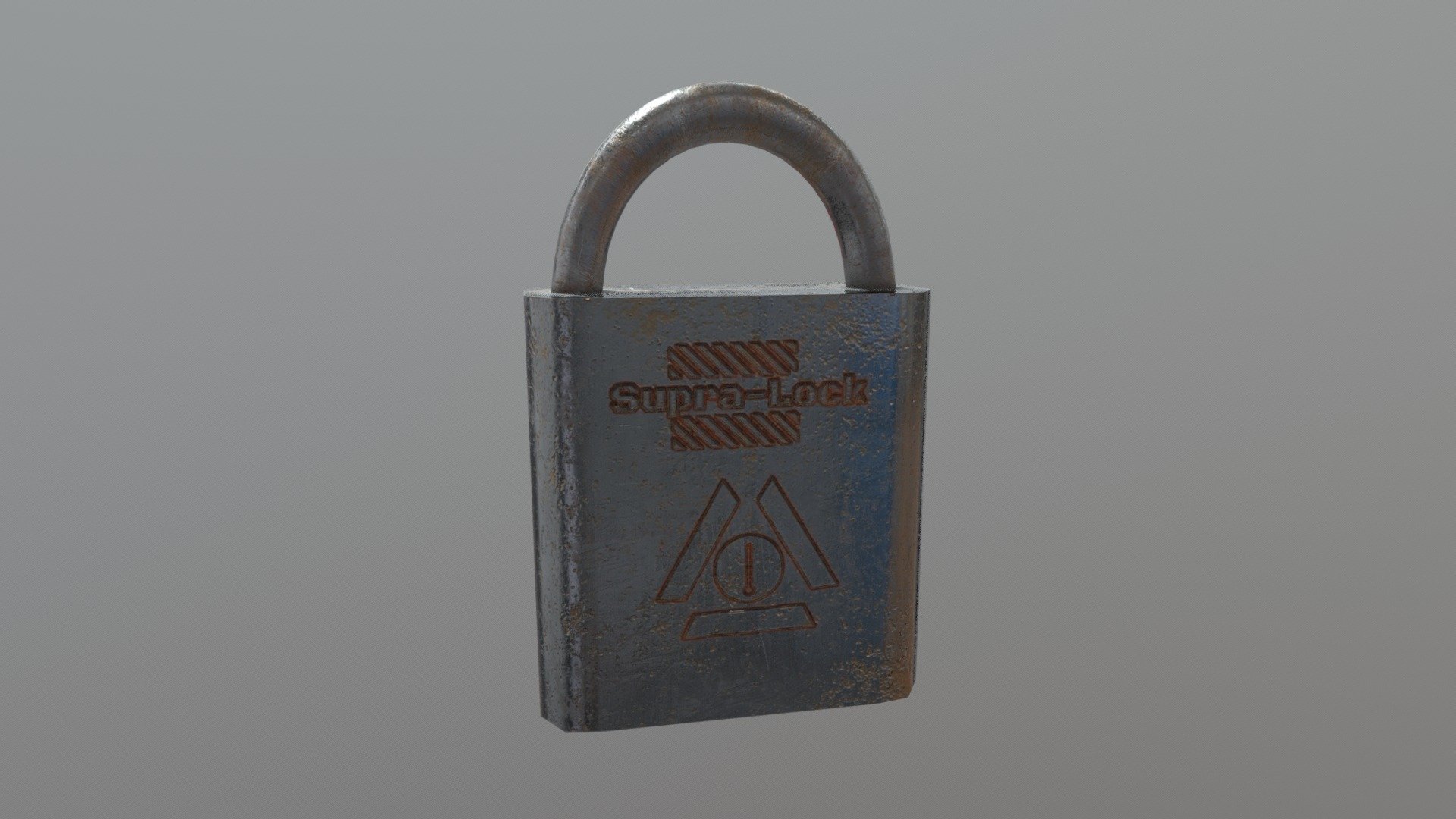 Worn Padlock