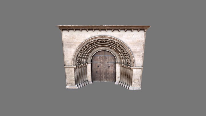 The Almoina Gate: Valencia Cathedral. 3D Model