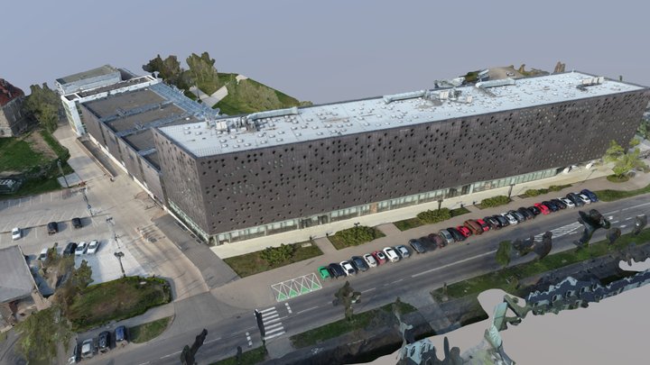 Politechnika Wrocławska, Budynek C-13 3D Model