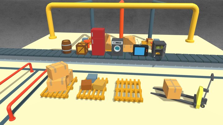 Junk Dealer Warehouse 3D Model