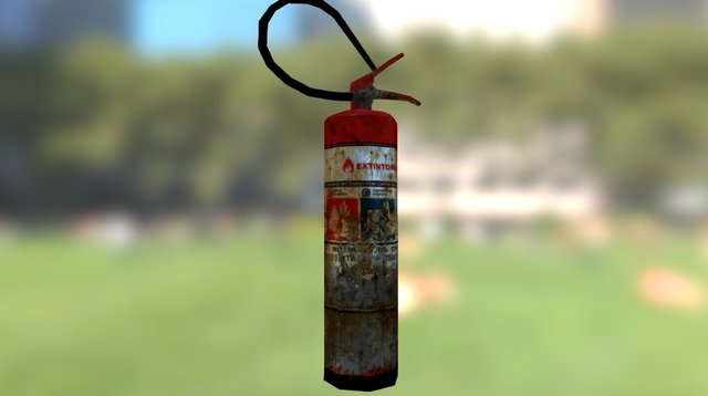 Extintor (Extinguisher) 3D Model