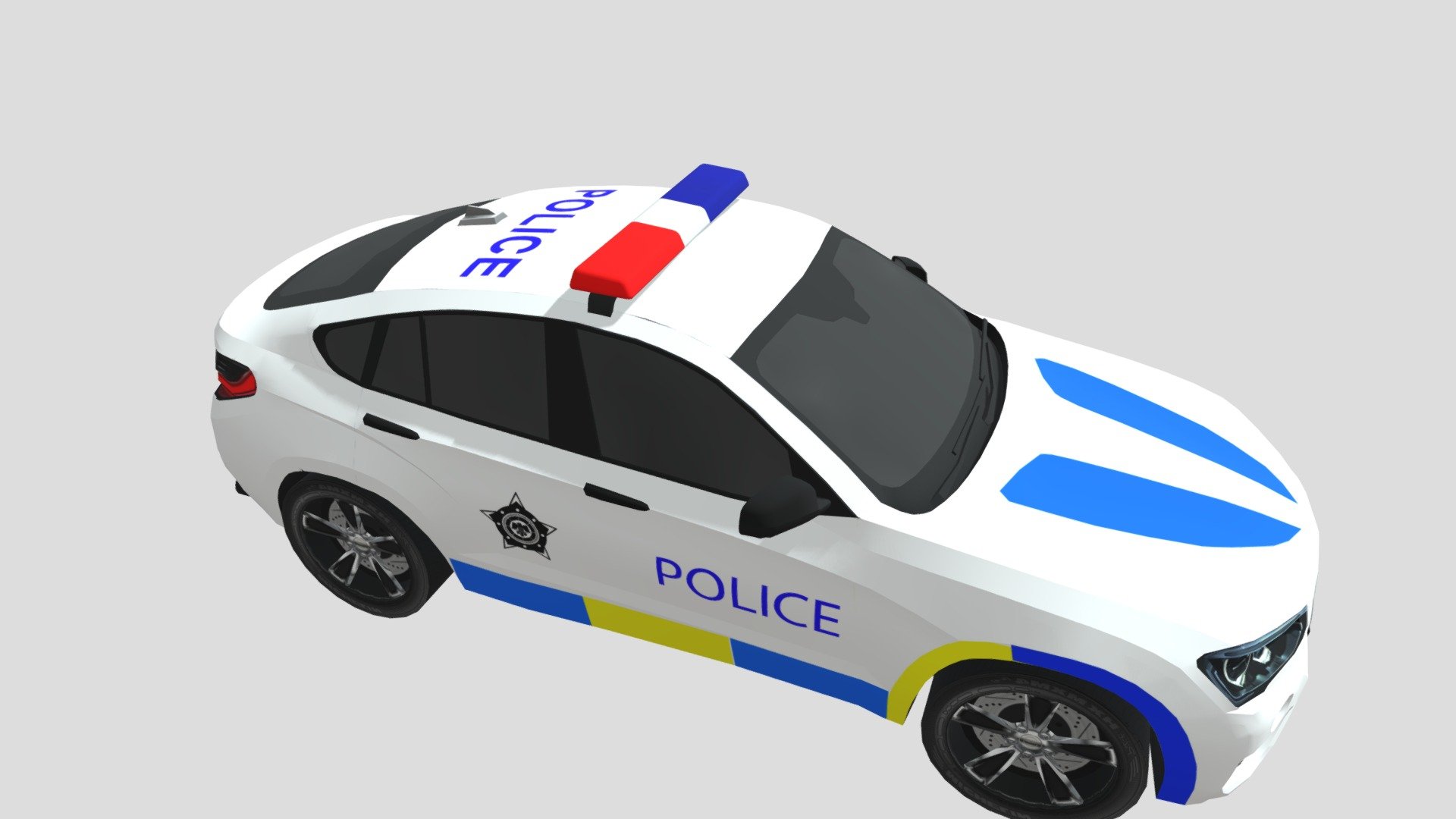 police car looopoly - 3D model by M.IMRANIQBAL (@Imran.Iqbal1) [d0e02a0 ...